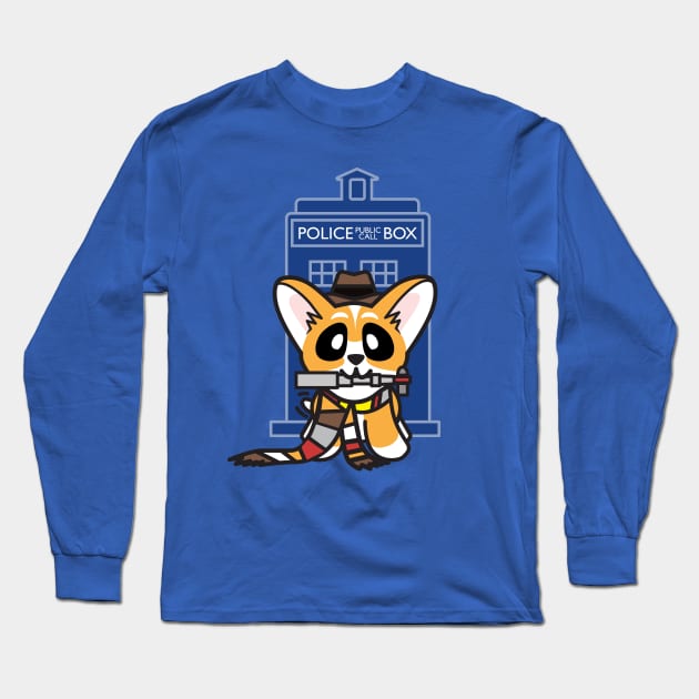 Dogtor Who Long Sleeve T-Shirt by stevegoll68